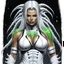 Placeholder: [art by H.R. Giger for WWE] Ashley Massaro in white cotton covered with alien slime