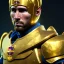 Placeholder: portrait lionel messi, wearing armor, golden statue, Unreal Engine 5, highly detailed, highest quality, digital painting, complex 3d render