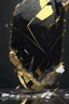 Placeholder: AI shattered glass marble black body gold mettalic expose art realisticv2 surrealism 4k resolution art