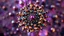Placeholder: a mandelbulb 3d fractal made of metallic random color structures, pertty artistc background