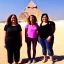 Placeholder: portrait of women in front of great pyramids