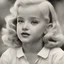 Placeholder: marilyn monroe as a child, in the style of Margaret Keane