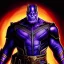 Placeholder: Ultra detailed fullbody Portrait in oil on canvas of Thanos villain with Armor ,extremely detailed digital painting, extremely detailed face,crystal clear Big Glowing red eyes, mystical colors ,perfectly centered image, perfect composition, rim light, beautiful lighting, 8k, stunning scene, raytracing, anatomically correct, in the style of robert e howard and Ken Kelley and Ohrai Noriyoshi and Simon Bisley and tomzj1