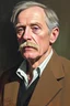 Placeholder: Harry Hoosier facial portrait, oil on canvas by Flan Ders
