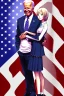 Placeholder: Joe Biden with an anime girl