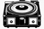 Placeholder: technics.1210,turntable clipart style simple stencil