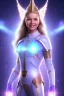 Placeholder: young cosmic woman smile, admiral from the future, one fine whole face, crystalline skin, expressive blue eyes,rainbow, smiling lips, very nice smile, costume pleiadian, Beautiful tall woman pleiadian Galactic commander, ship, perfect datailed golden galactic suit, high rank, long blond hair, hand whit five perfect detailed finger, amazing big blue eyes, smilling mouth, high drfinition lips, cosmic happiness, bright colors, blue, pink, gold, jewels, realist