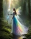 Placeholder: The fairy princess carried a magic wand in her hand, which she used to conjure up magical effects around her. She could summon rainbows, create fountains of water, or even summon the spirits of the forest to dance for her.