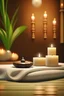 Placeholder: atmosphère autour d'une déco massage, détails précis, haute définition