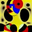 Placeholder: oil portrait of tricolor pattern Woman sleeping in a black sofa by Joan Miró 8k