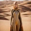 Placeholder: She stands amidst the arid desert, a young Bene Gesserit adorned in a remarkable Fremen stillsuit, a testament to her adaptability and survival instincts. The suit, intricately woven with a network of tubes, serves as her lifeline in this parched land. Every inch of her body is covered in the tubes, creating a complex web of interconnected pathways. These tubes collect and recirculate her own precious sweat and bodily fluids, providing her with a continuous source of water. Each drop is a lifeli