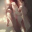 Placeholder: Insane pretty young woman short dressed. by wlop, ilya kuvshinov, krenz cushart, greg rutkowski, pixiv, sarah j. maas book cover style magician at the end of a corridor, smooth, sharp focus, d & d style, artstation, 4 k, hdr. Full body