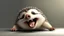 Placeholder: Realistic Hedgehog Lying On His Back And Laughing