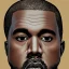 Placeholder: Kanye West portrait by picasso