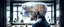 Placeholder: we see through a mans transparent head and there is a room inside his head with a trader in it looking out the window