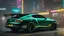 Placeholder: bentley continental GT Cyberpunk 2077 Style, Super Detailed, desktop wallpaper, 4K rear view, center