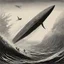 Placeholder: “Un de ces longs bras glissa par l’ouverture”Alphonse de Neuville (1835-1885) - Long Arm GlidedIllustration from Jules Verne’s “Twenty thousand leagues under the sea”, 1870