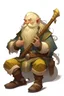 Placeholder: teenage blonde bard mountain dwarf with godlike flute dnd