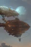 Placeholder: steampunk airship