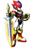 Placeholder: Megaman Zero Omega, Black and Red Armor, Lightning Sword, HD, Clean, Fixed Hands