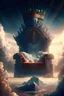 Placeholder: A mighty giant throne whose size exceeds the heavens and the earth is very great