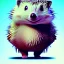 Placeholder: cute humanoid hedgehog on two legs