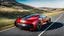 Placeholder: A sleek with livery (((luxury hypercar bentley))), its contours and details perfectly captured in a (((cinematic view))), zipping along a winding road under a beautiful blue fresh morning sky, rear view