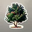 Placeholder: sticker of a bush