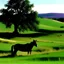 Placeholder: Nebraska 1997 Wild Horse Hill Photo, FNAF Purple guy in the foreground behind a tree.