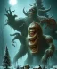 Placeholder: Kerampus beast creepy Christmas ,horror , dark fantasy