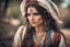 Placeholder: photo portrait of a beautiful gypsy