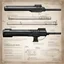 Placeholder: ConceptSheet blueprint [by Lois Gibson] the lasgun, the steadfast weapon of the Astra Militarum, a beacon of hope in the war-torn galaxy. This humble yet reliable firearm stands as a symbol of the Imperium's unwavering defense against the encroaching forces of chaos. Crafted for efficiency and mass production, the lasgun emits searing beams of coherent light, capable of piercing through enemy armor with precision. Its utilitarian design and ease of use make it a staple weapon for the courageous