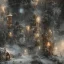 Placeholder: winter landscape, bells, ice, dreamy, science fiction