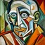 Placeholder: portret of pablo picasso selfportret brown picasso more brown