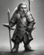 Placeholder: d&d character, dwarf, male, paladin, plate armor