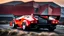 Placeholder: Lamborghini Modern Countach 2024, desktop wallpaper, 4K, Cinematic, rear view