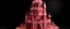 Placeholder: A rosy pink ominous kingdom made out of candy designed in Mayan architecture painted by Antoni Gaudi