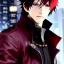 Placeholder: Detailed anime boy, crimson red hair, classic taper hairstyle, dante dmc5 hairstyle, wolf ears protruding out, white trench coat, intricate details, full body portrait, keep head in frame, slight smile, black Japanese motif, concept art, highly detailed, digital painting, concept art, sharp focus, illustration, art by Yoji Shinkawa, WLOP and greg rutkowski and alphonse mucha and artgerm and yanjun Chen and Junji ito and Makoto Shinkai, HDR, octane render, highly detailed