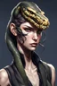 Placeholder: detailed persona, female snake head instead of hair