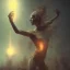 Placeholder: superhero, woman, photographer. oil on canvas, volumetric lighting, beksinski