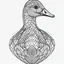 Placeholder: Goose, front view, mandala, minimal lines, cartoon, white back ground color, real style, realistic, minimalistic, minimal black line art, line art, crisp line art, unique coloring sheet, outlined, outline, crisp, crisp line edges, illustration, thin lines, crisp clear lines, line art, clean line art, unique, 8k, amazing, masterpiece, no colors, no dark color, no black color, avoid thick black, minimalistic line edges, pure white back ground, image character full fit to page,