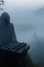Placeholder: A hooded figure In the fog