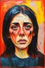 Placeholder: tearing at old wounds and crying at the pain; expressionism