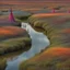 Placeholder: Odd swamp landscape with odd beings, surreal, abstract, Max Ernst style, 120mm photography, sharp focus, 8k, 3d, very detailed, volumetric light, grim, fine art, very colorful, ornate, F/2.8, insanely detailed and intricate, hypermaximalist