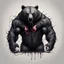 Placeholder: Drawing of a bear combined with Venom