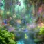 Placeholder: magical blu castel, bioluminsescent plants, 8k resolution, dynamic lighting, ultra hyperdetailed, waterfalls, ultra colourful flovers and butterflys,, very small details, realistic.