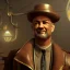 Placeholder: Tom Hanks steam punk character very detailed cinematic unreal engine photo realistic, dramatic lighting