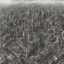 Placeholder: pencil sketch of destroyed city bird view