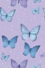 Placeholder: Light purple and light blue butterflies in the snowy winter