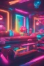 Placeholder: 80s theme Party An attractive decoration joy and excitement Background, Best Ever Modern clear Scene, Focus, Aesthetic Realism, Vivid, Bright colors, Lights effect, Cinematic, HD, Hi- Res, 8K, Great focus